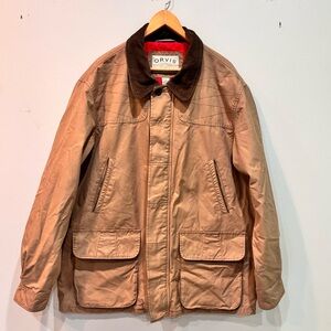 Vintage Orvis Hunting Barn Corduroy Trim Lined Pockets Jacket Men’s Size XL